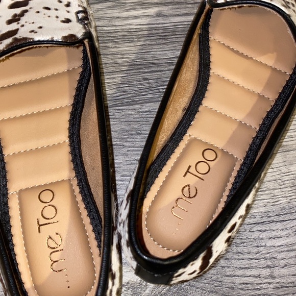 Cow print pointy loafers - Picture 5 of 11